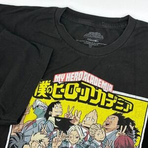 My Hero Academia Class 1-A Graphic T-Shirt Mens 2XL Black‎ Funimation Anime Tee